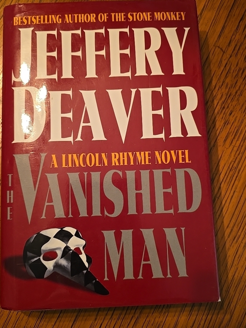 Jeffery Deaver "The Vanished Man"  Hardcover